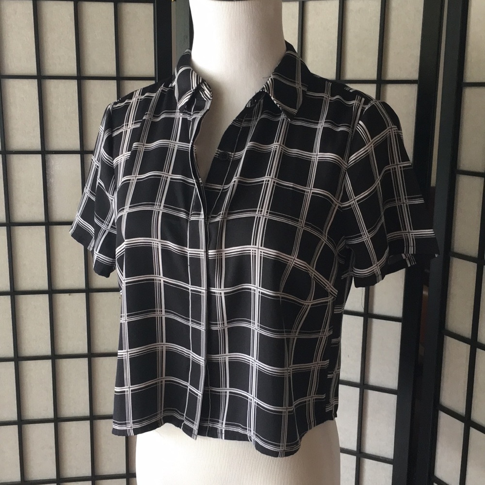 Black and white Blouse